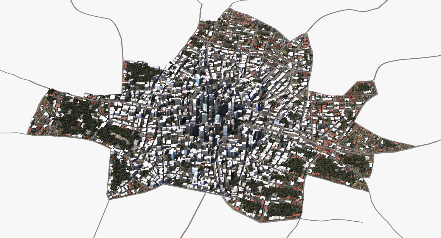 Real Time City 14 3D model_5