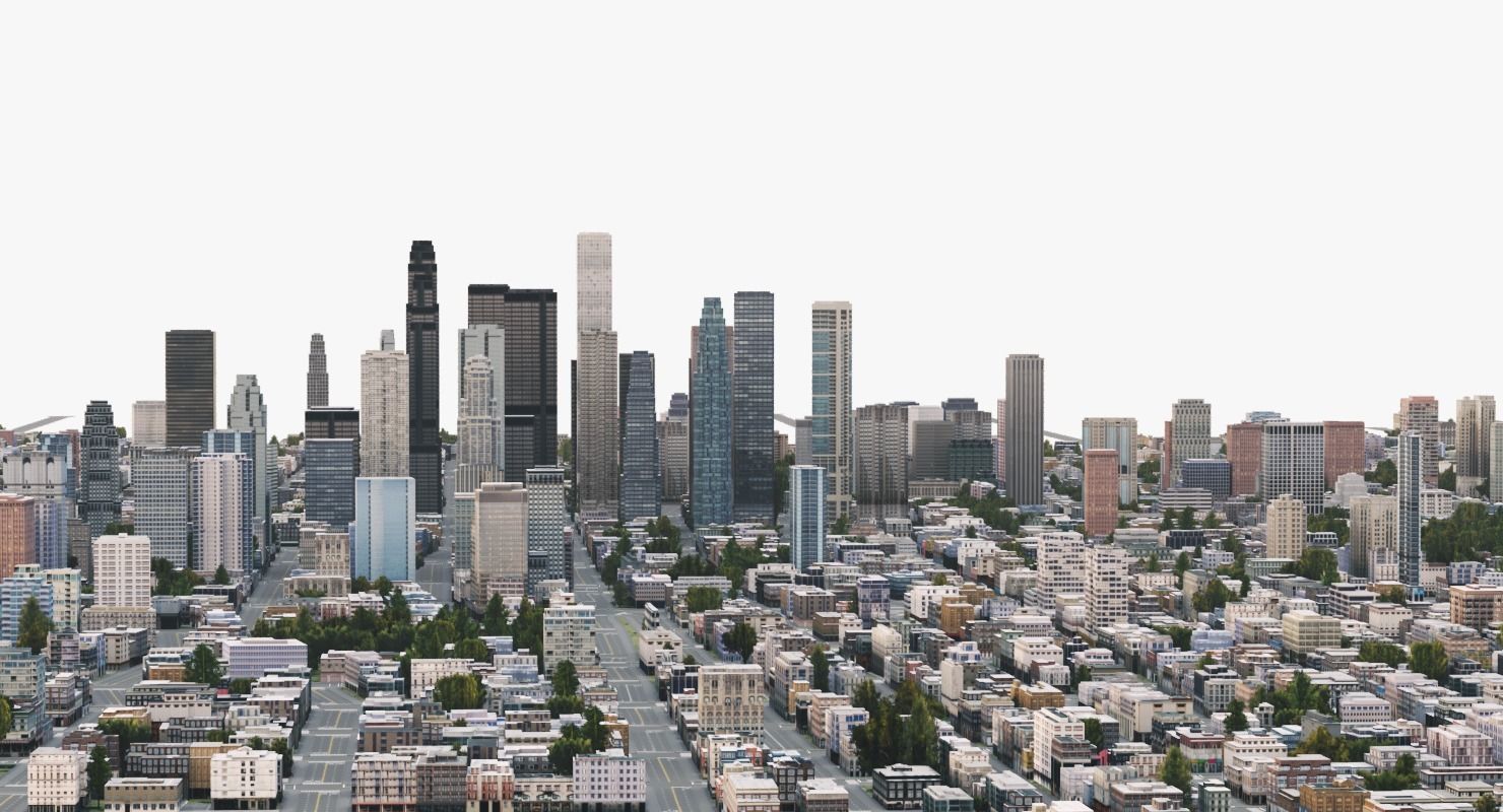 Real Time City 15 3D model_1