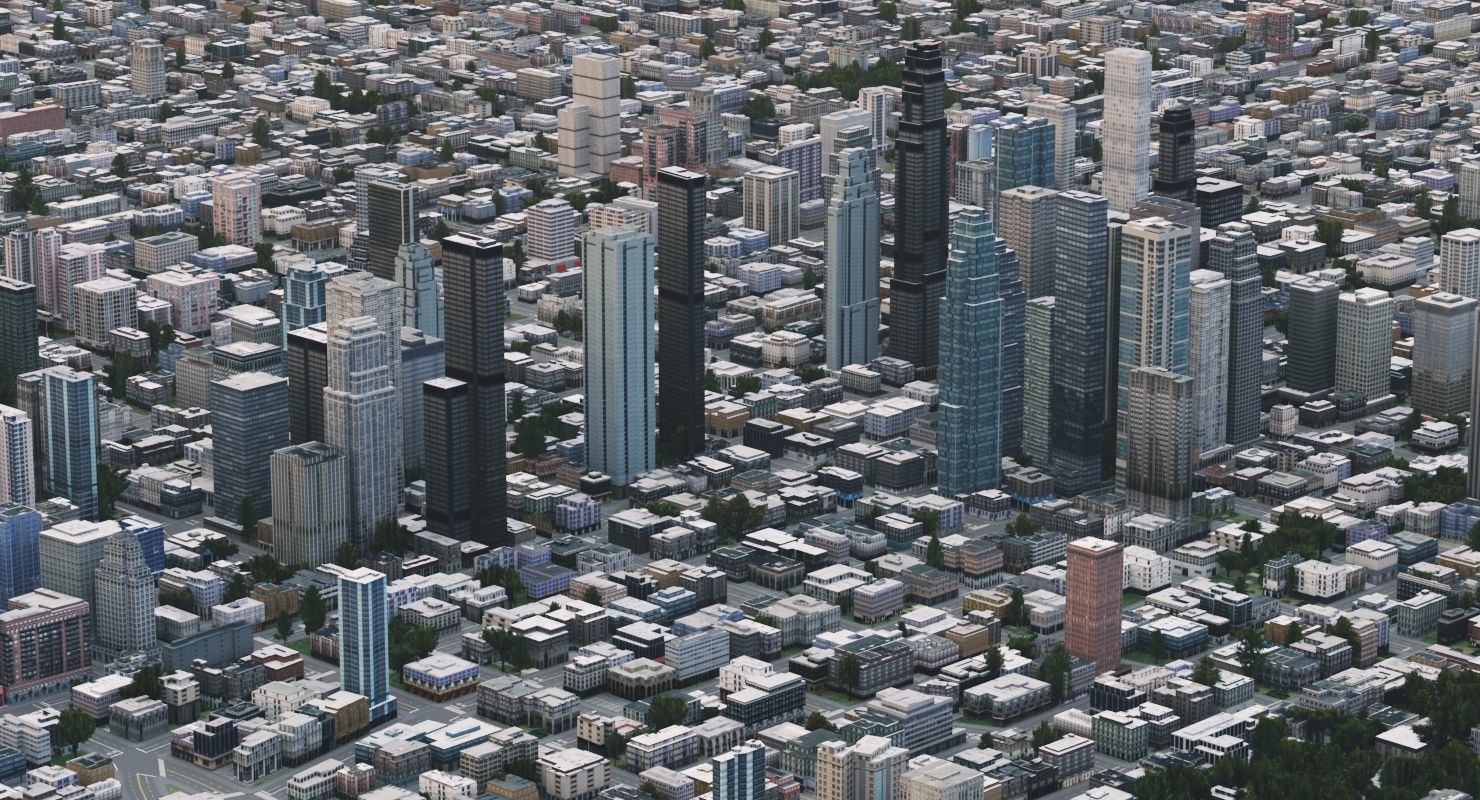 Real Time City 15 3D model_2