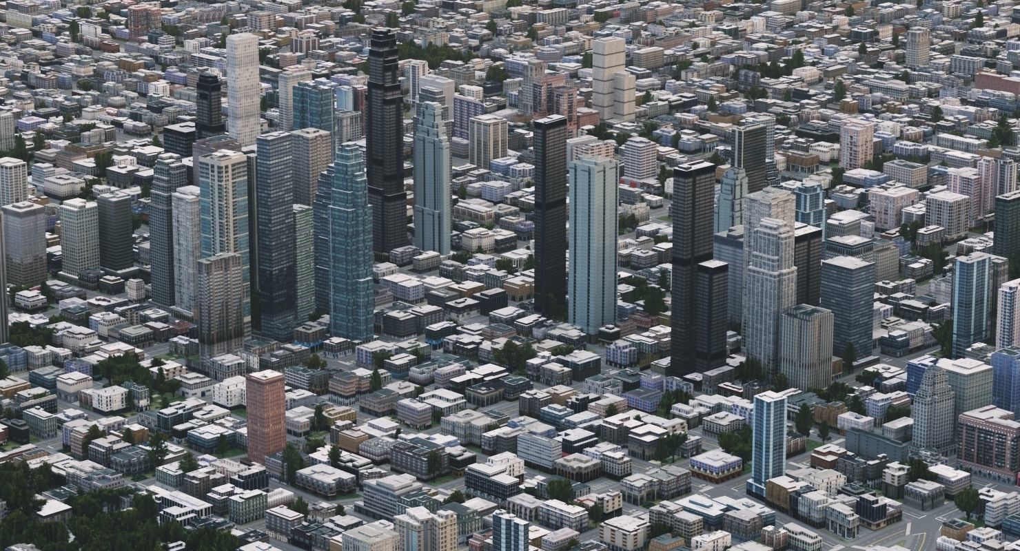 Real Time City 15 3D model_9