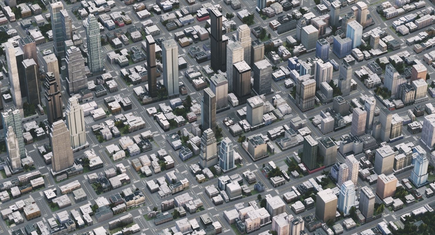 Real Time City 15 3D model_5