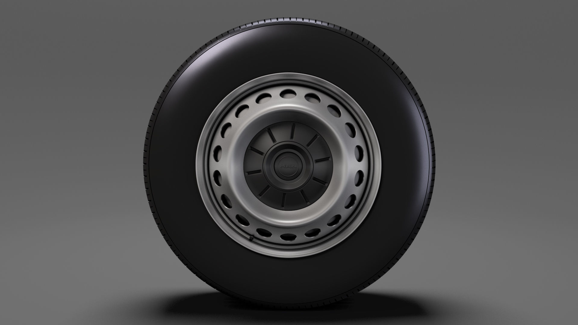 MAN TGE Chassi wheel 2018 3D model_1