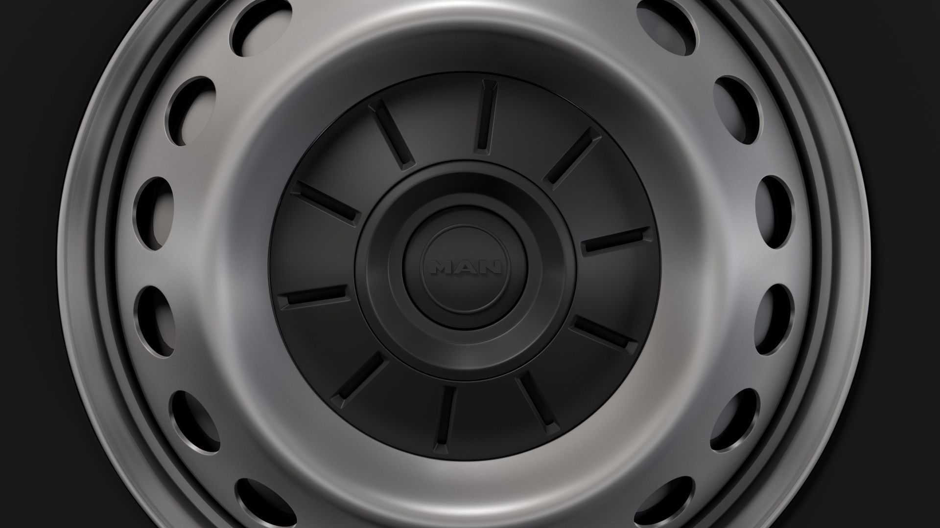 MAN TGE Chassi wheel 2018 3D model_2