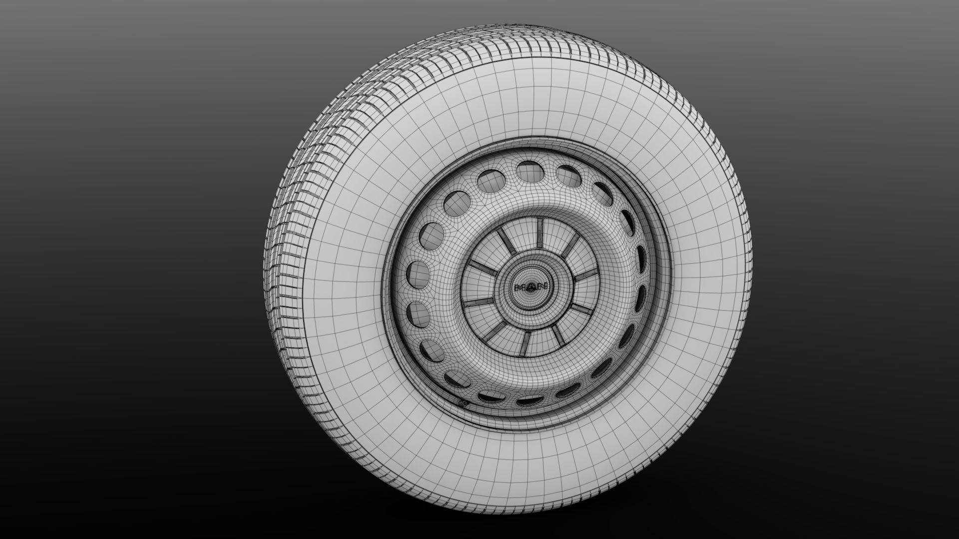 MAN TGE Chassi wheel 2018 3D model_10