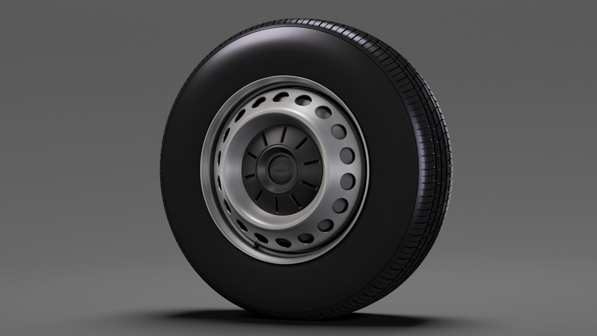 MAN TGE Chassi wheel 2018 3D model_4