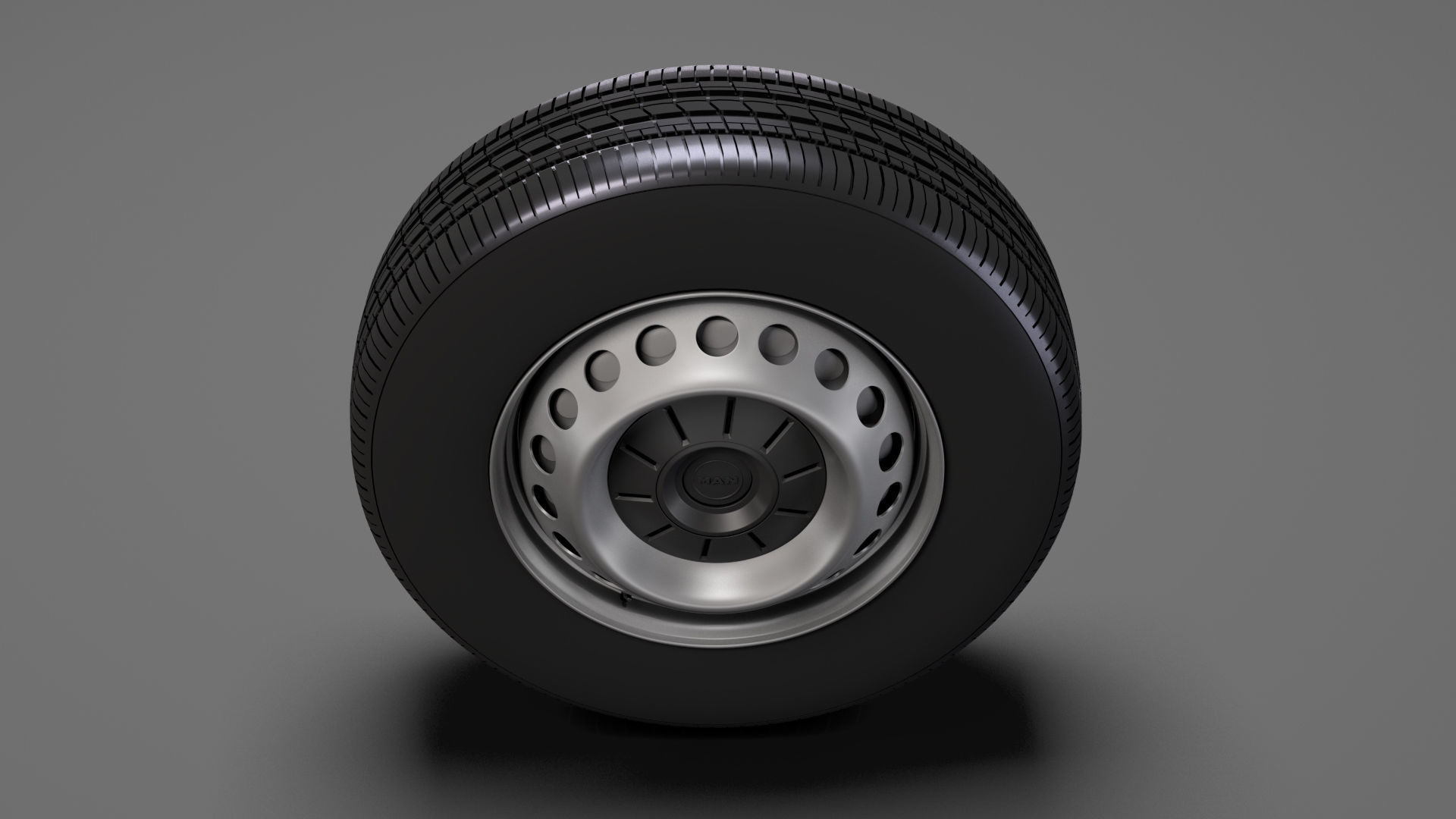 MAN TGE Chassi wheel 2018 3D model_6