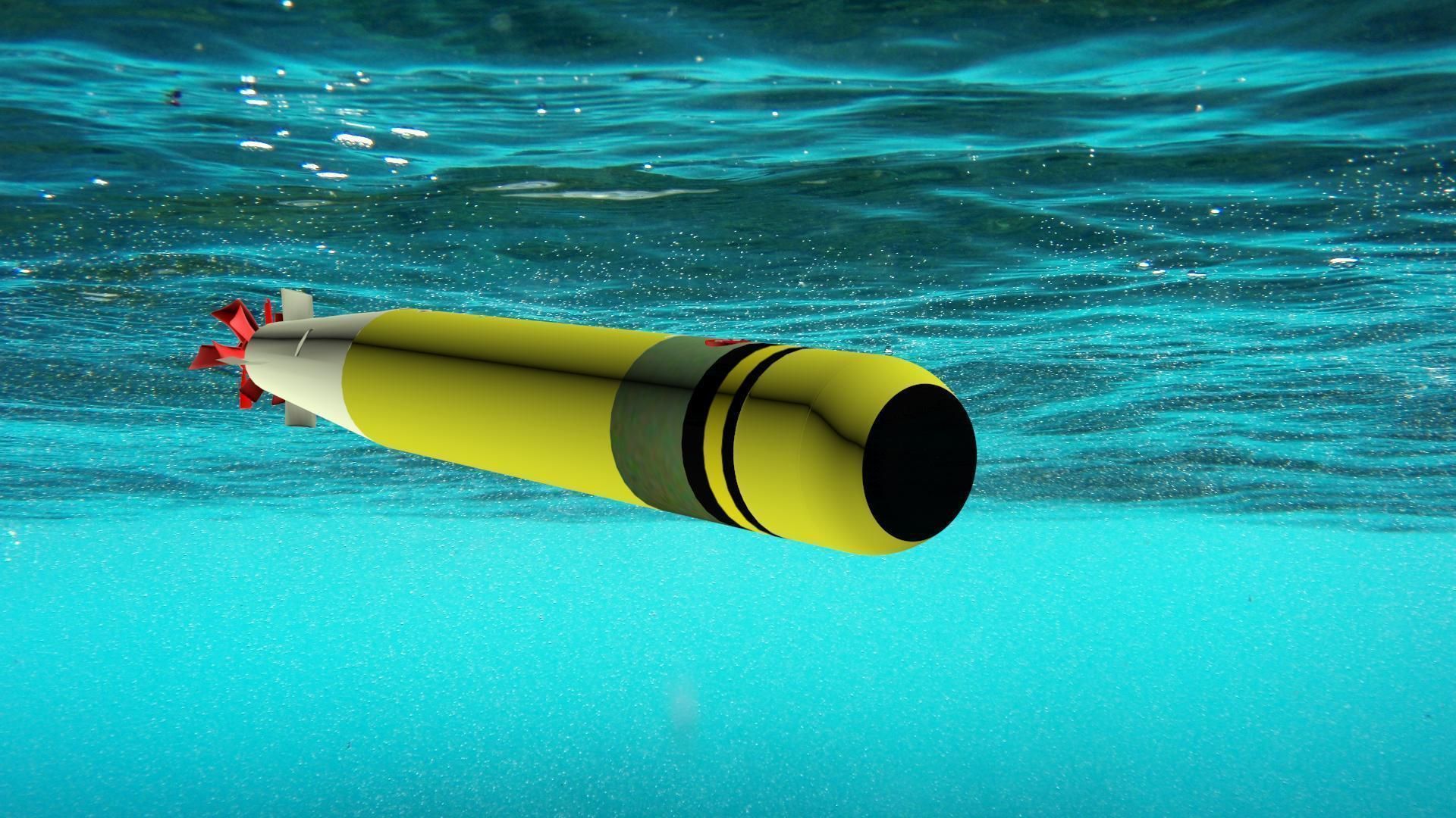 MK 46 LIGHTWEIGHT TORPEDO 3D model_1