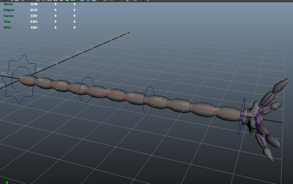 Robot Mechanic Arm - style two 3D model_12