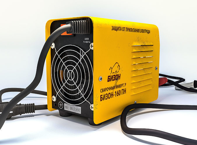 3D model Welding machine Low-poly 3D model
