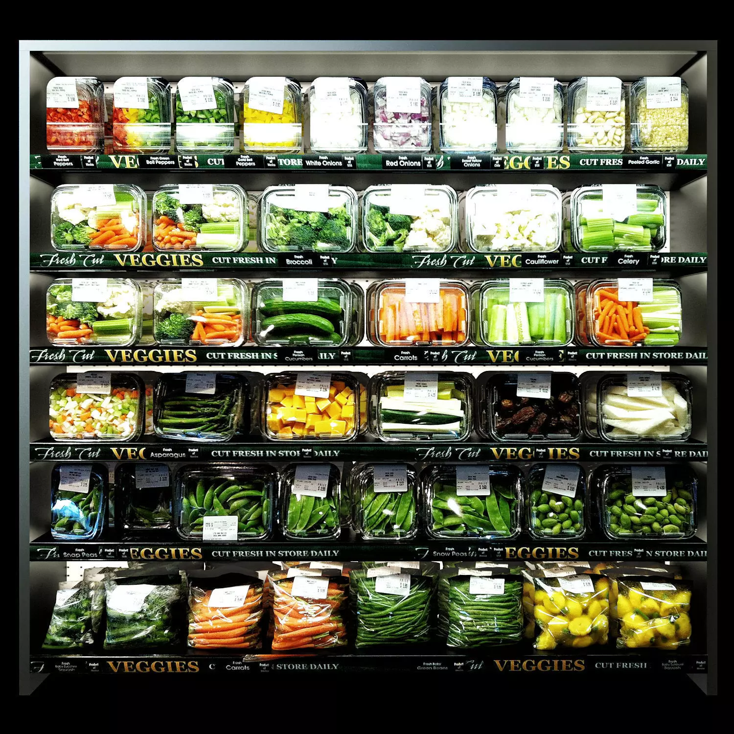 Shelves with vegetables 3D model_0