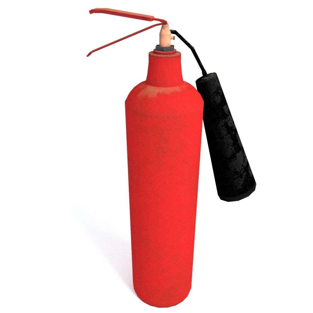 Extinguisher Low-poly 3D model_4