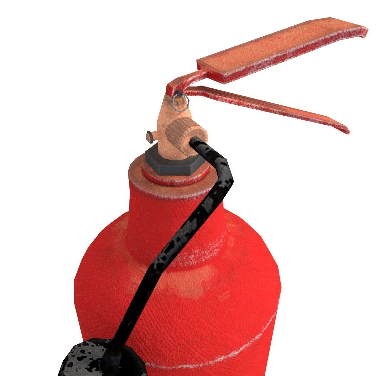 Extinguisher Low-poly 3D model_6