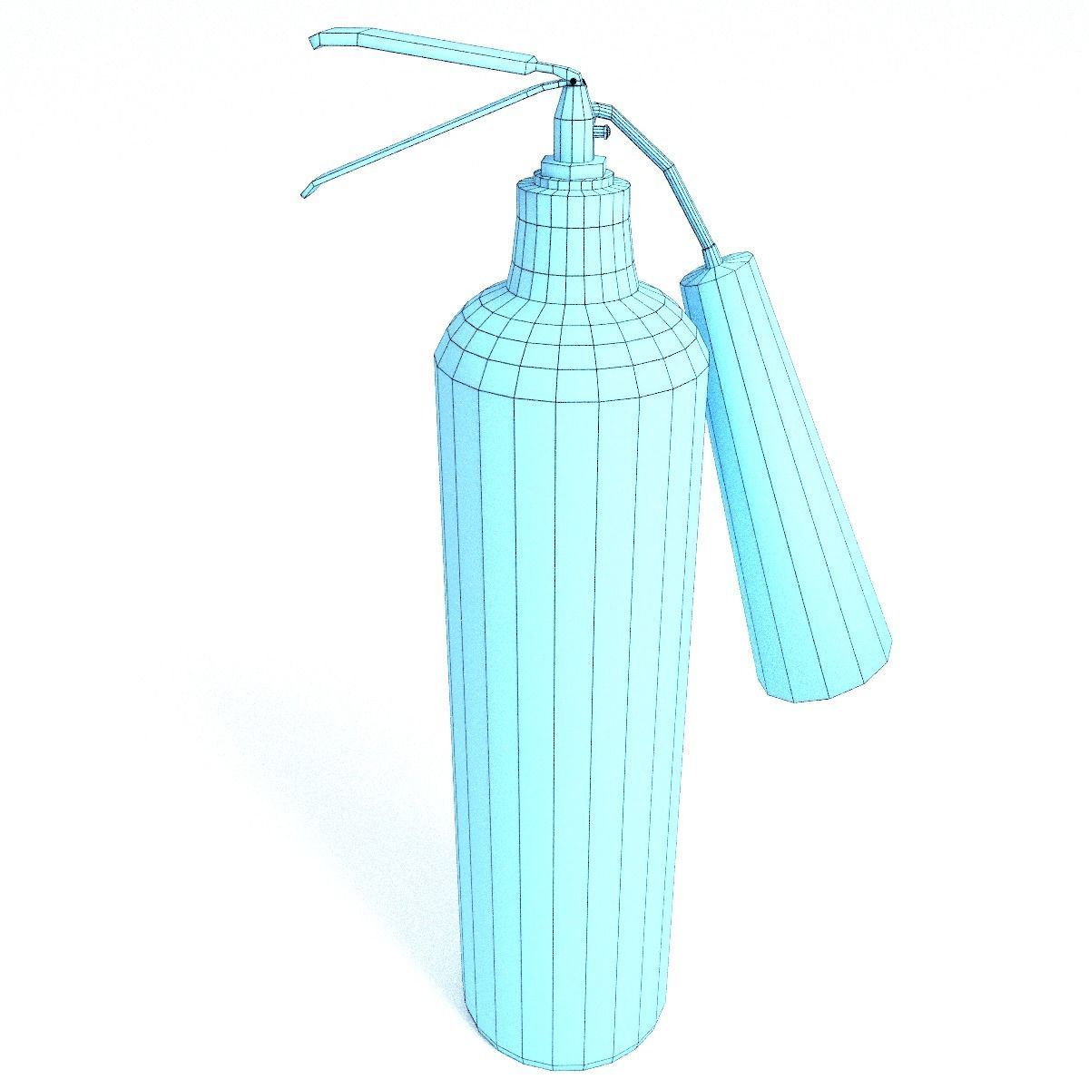 Extinguisher Low-poly 3D model_5