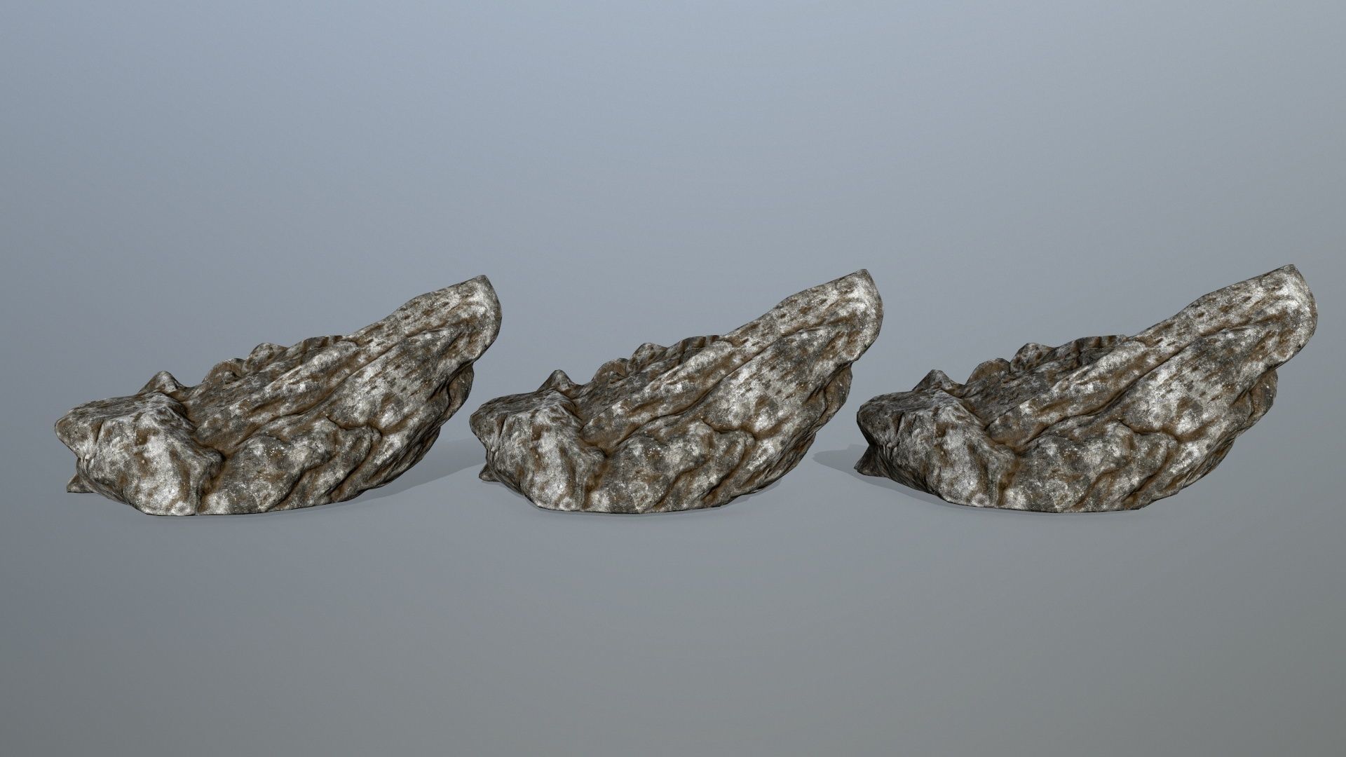 rocks rock Low-poly 3D model_18