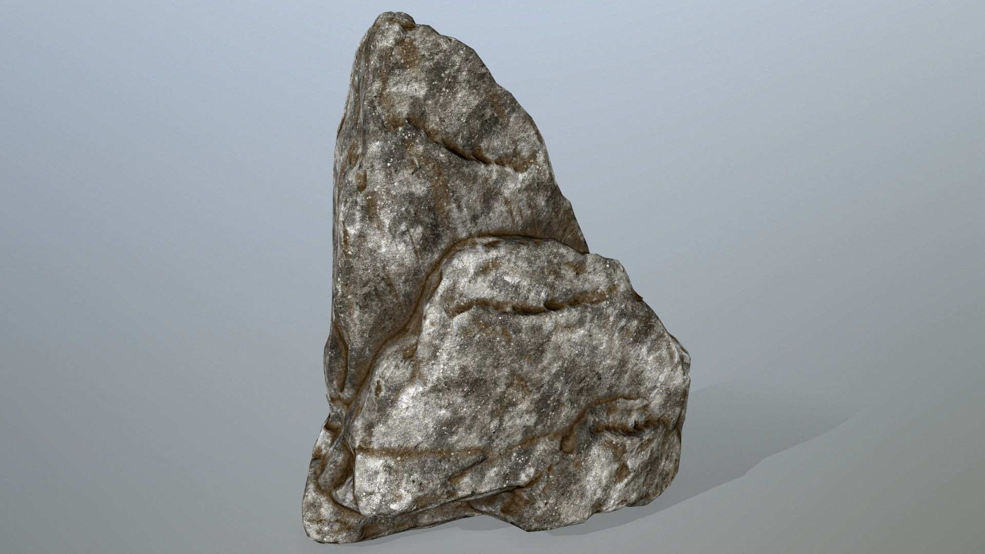 rocks rock Low-poly 3D model_4