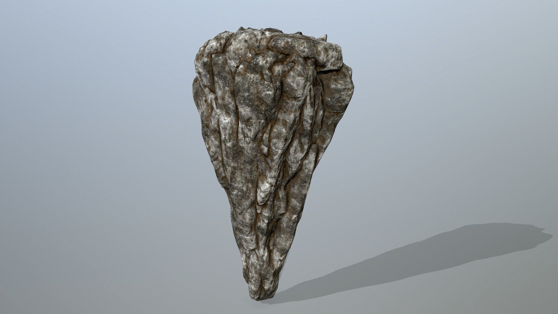 rocks rock Low-poly 3D model_3