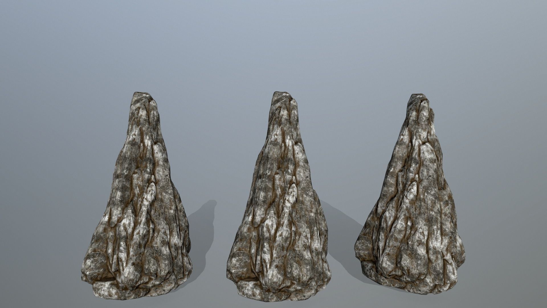 rocks rock Low-poly 3D model_29