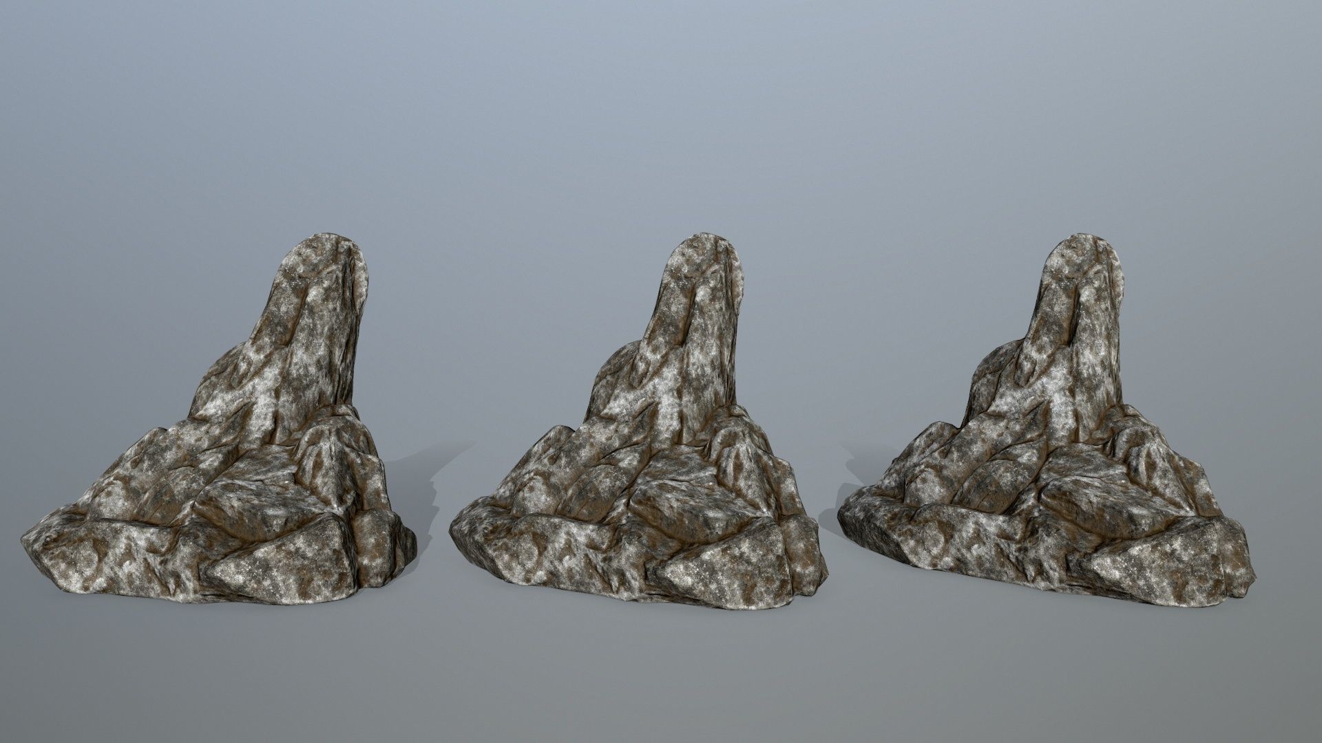 rocks rock Low-poly 3D model_22