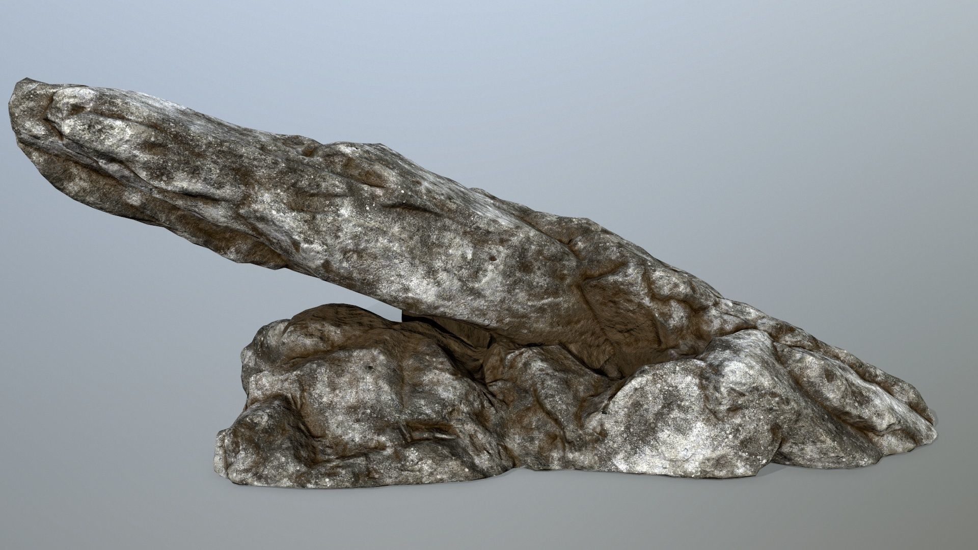 rocks rock Low-poly 3D model_1