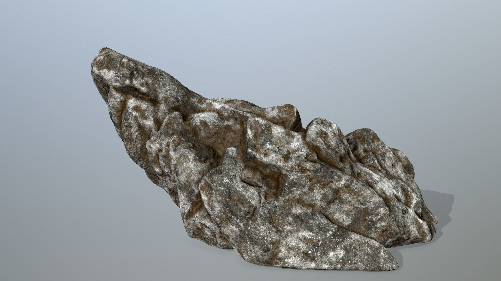 rocks rock Low-poly 3D model_8