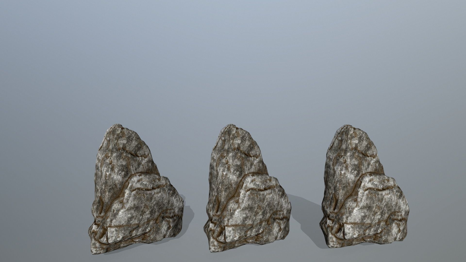rocks rock Low-poly 3D model_30
