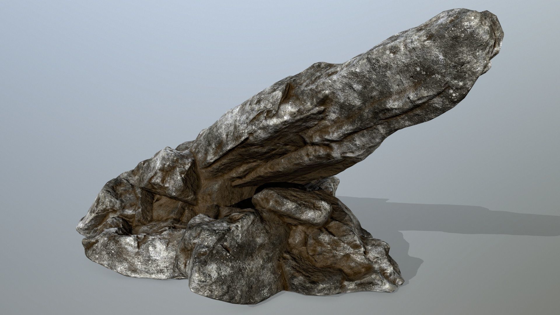 rocks rock Low-poly 3D model_11