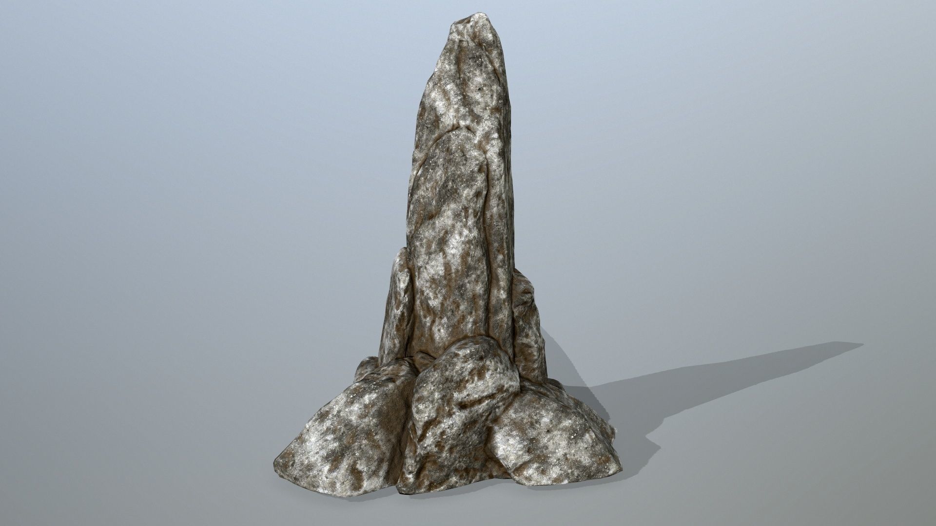 rocks rock Low-poly 3D model_12