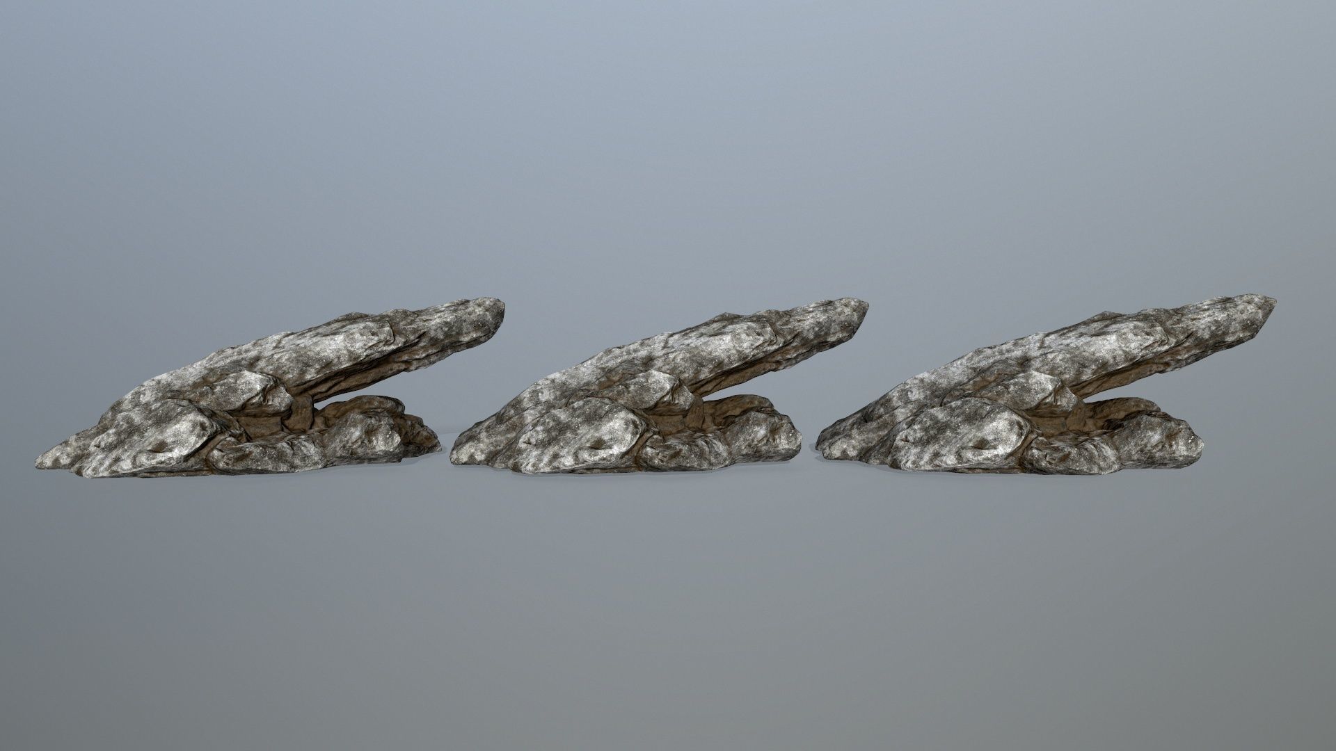 rocks rock Low-poly 3D model_20