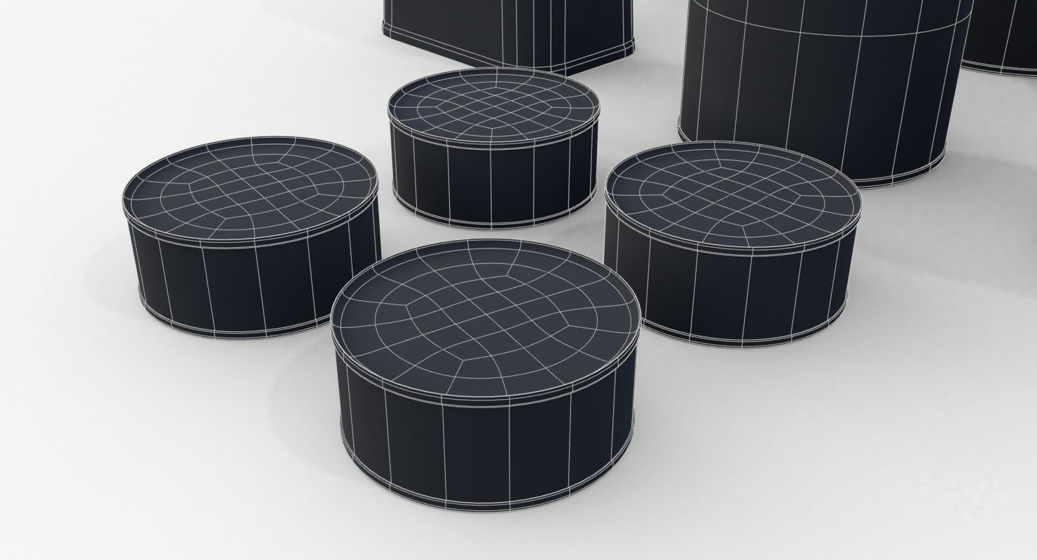 Australian Combat Rations WWII Low-poly 3D model_14