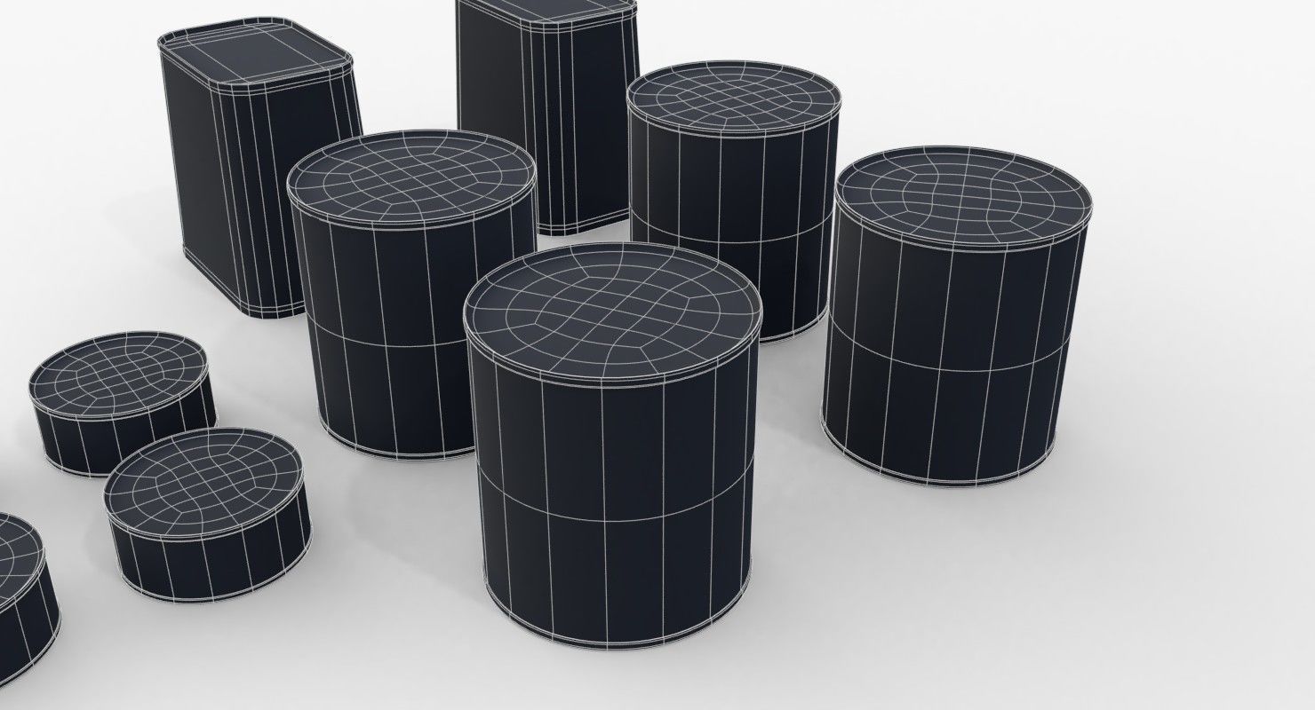 Australian Combat Rations WWII Low-poly 3D model_15