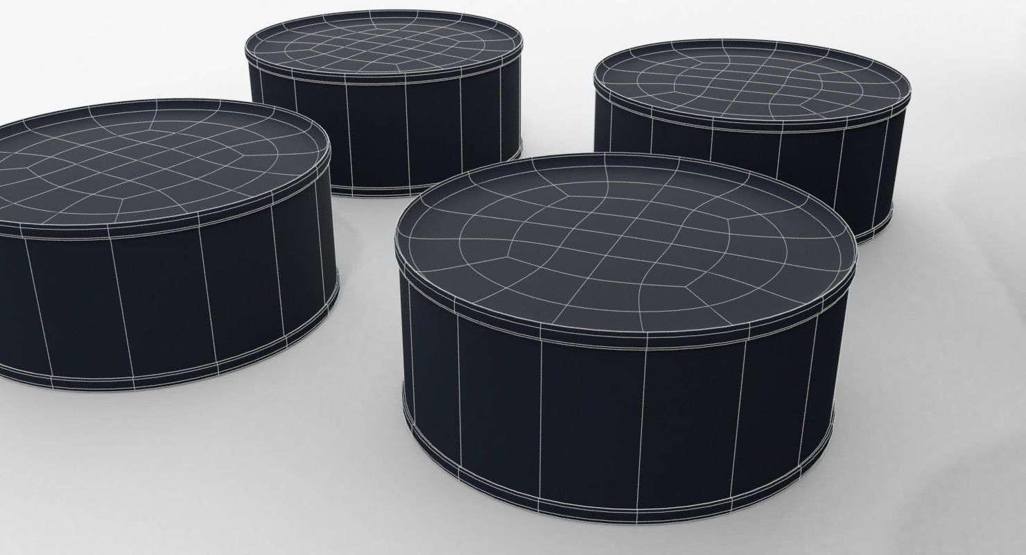 Australian Combat Rations WWII Low-poly 3D model_17