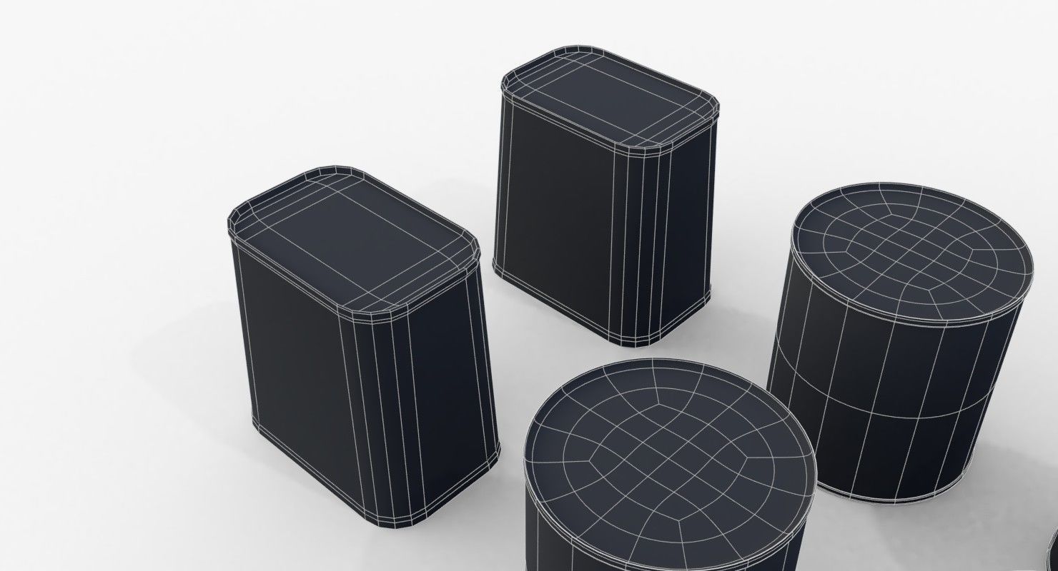 Australian Combat Rations WWII Low-poly 3D model_16