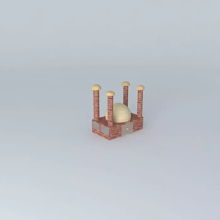 Small Mosque 3D model_0