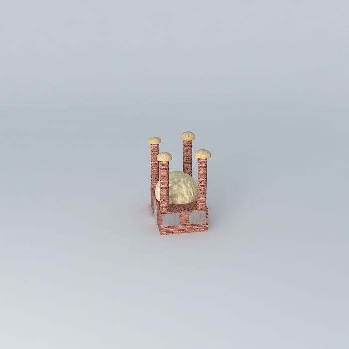 Small Mosque 3D model_2