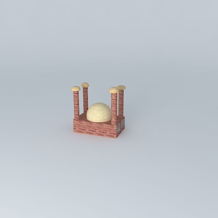 Small Mosque 3D model_1