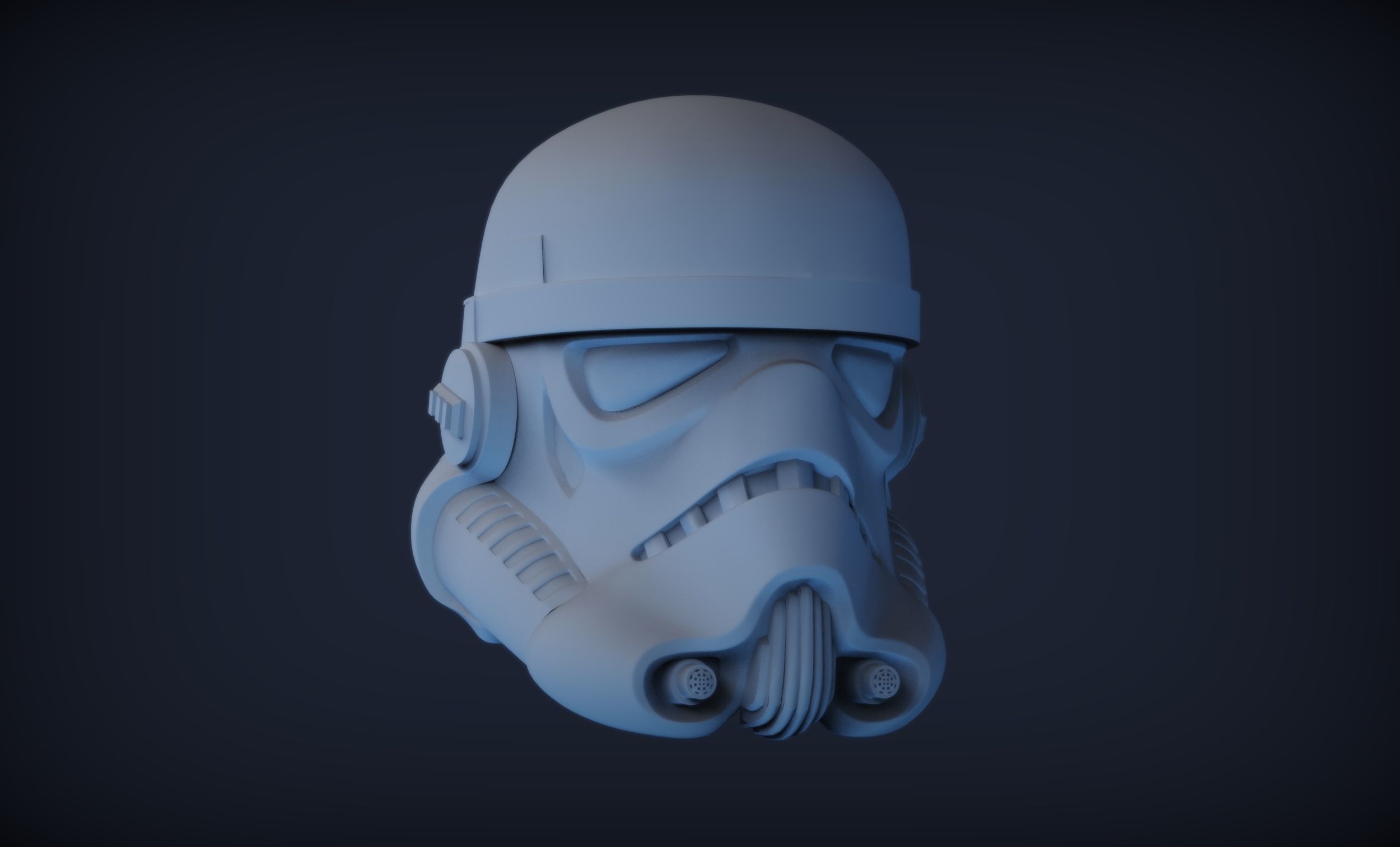 ORIGINAL STAR WARS STORMTROOPER HELMET MODEL 3D model_1