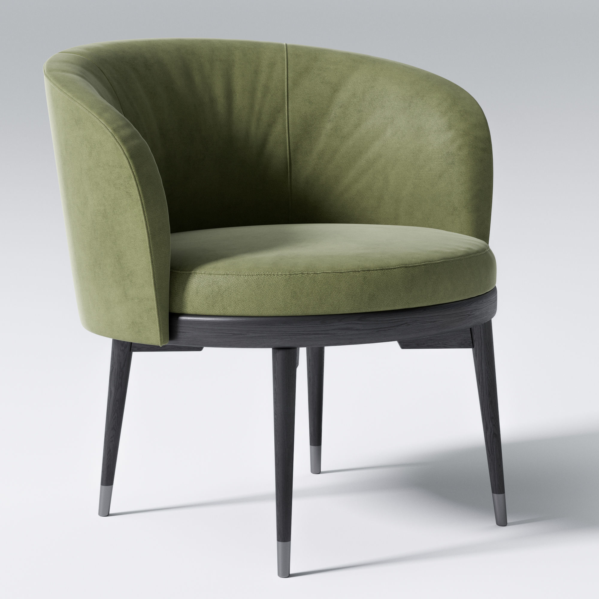 Chair and table Porada  3D model_2