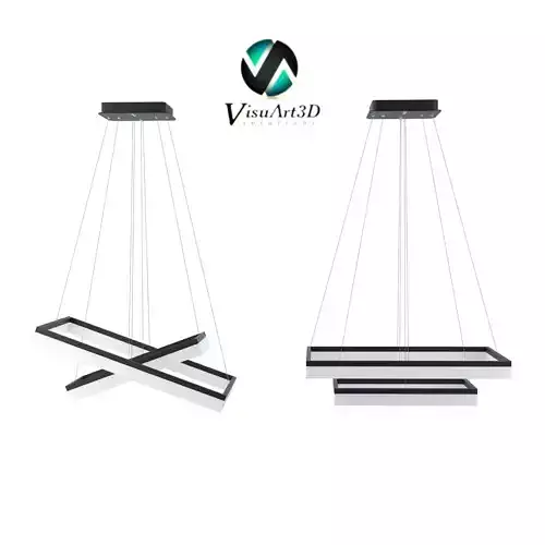 Light 1 3D model led pendant