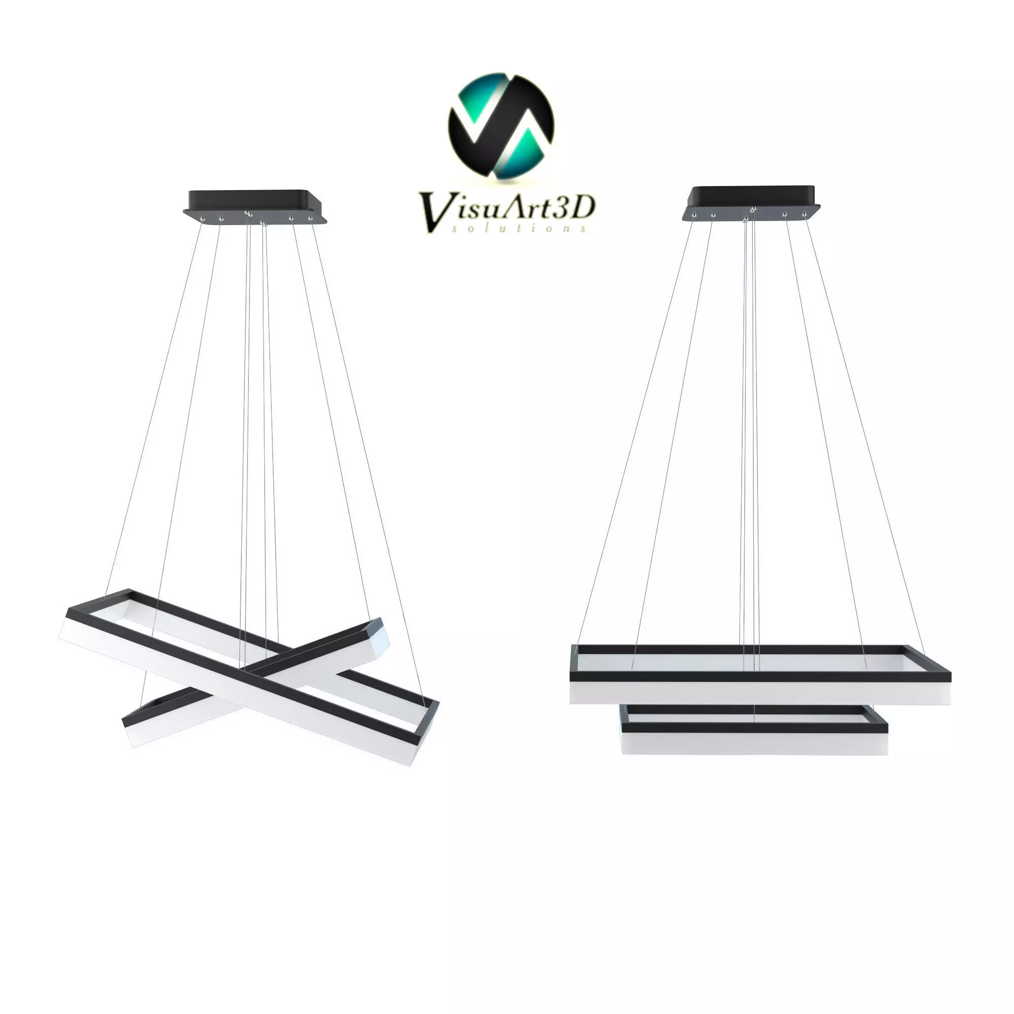 Light 1 3D model led pendant 3D model