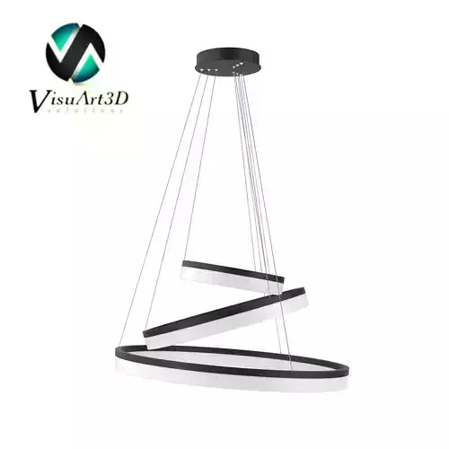 Light 2 3D model led pendant