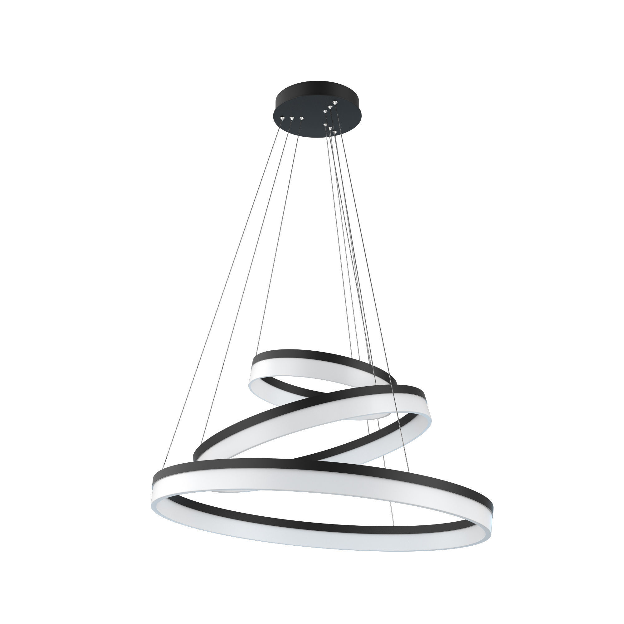 Light 2 3D model led pendant 3D model_1
