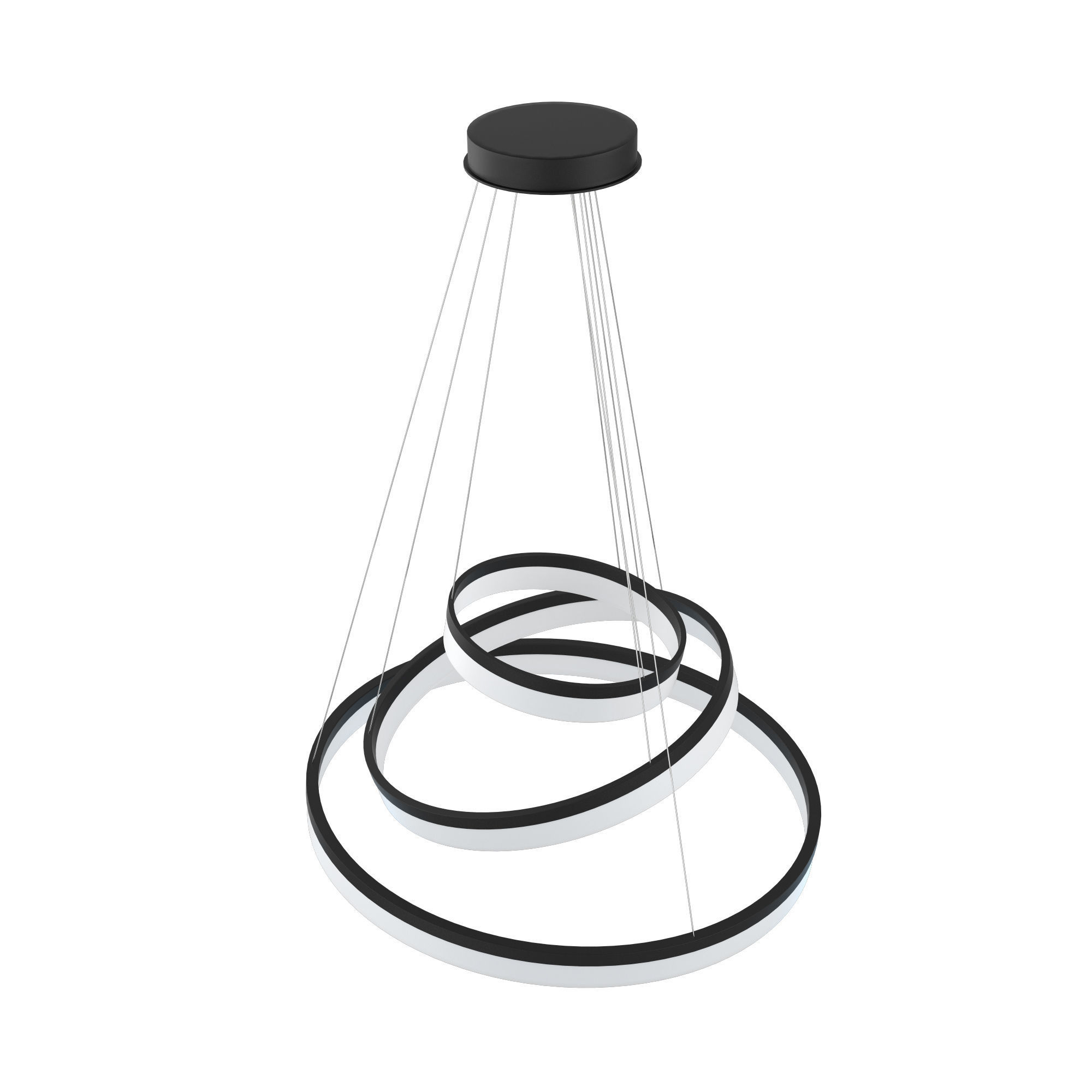 Light 2 3D model led pendant 3D model_2