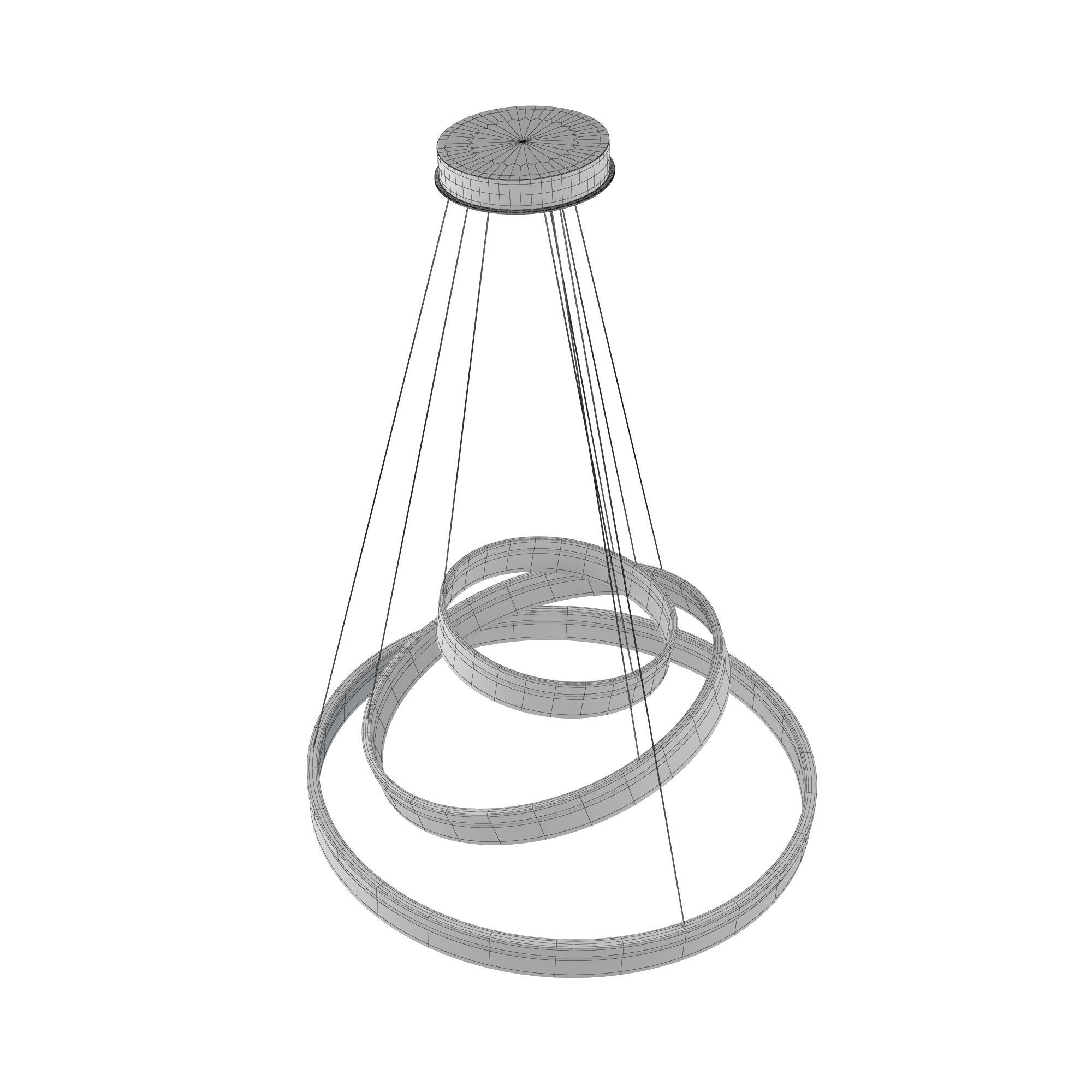 Light 2 3D model led pendant 3D model_4