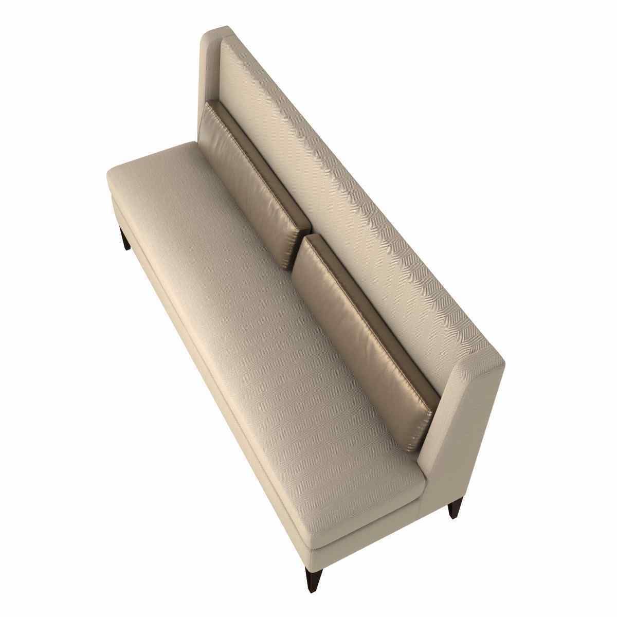 Sofa and chair company bespoke banquette 3d model 3D model_8