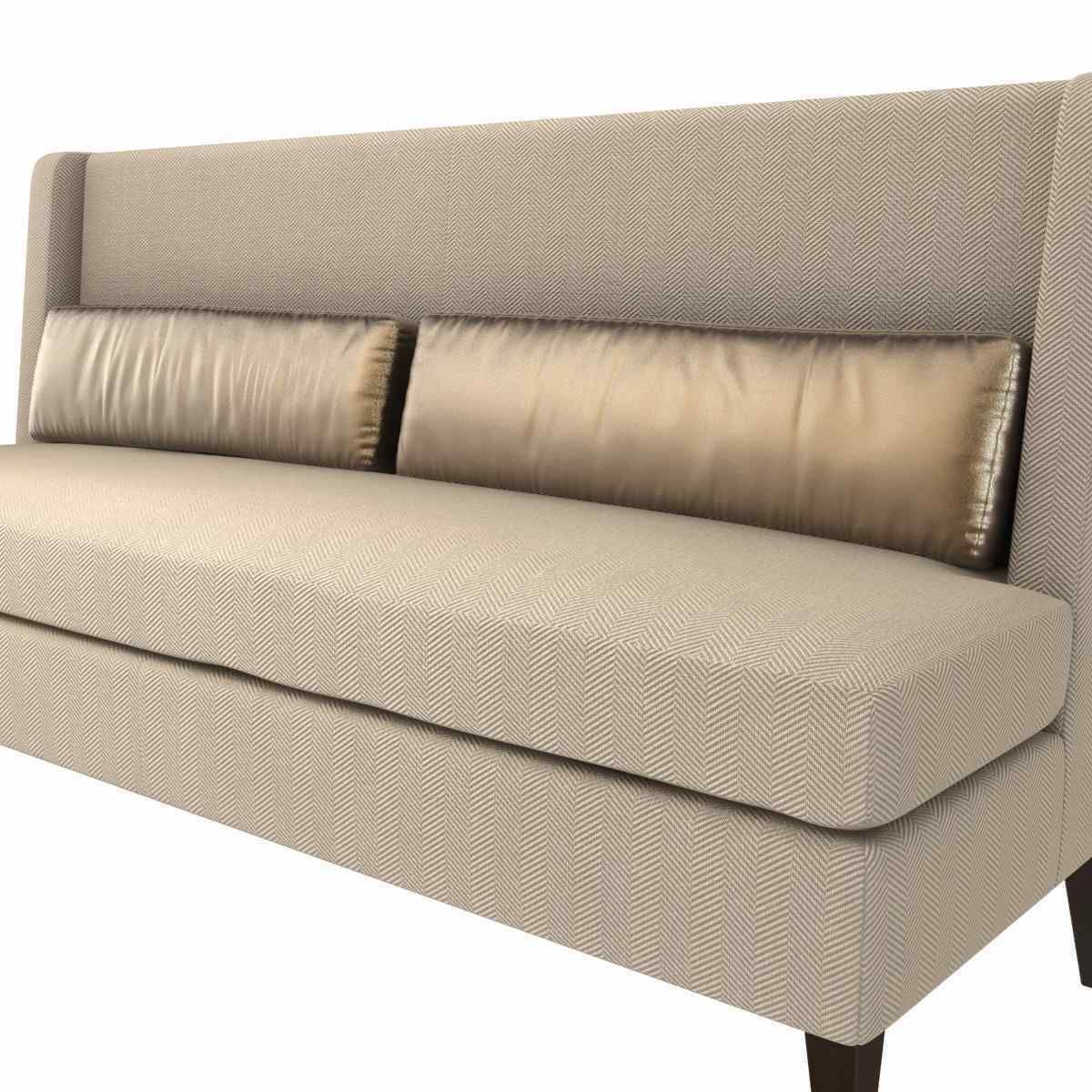 Sofa and chair company bespoke banquette 3d model 3D model_9