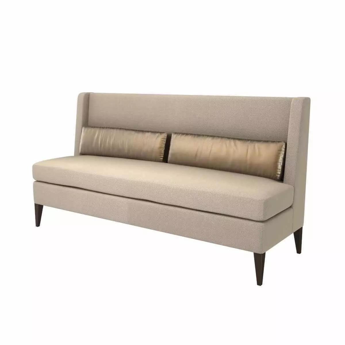 Sofa and chair company bespoke banquette 3d model 3D model_0