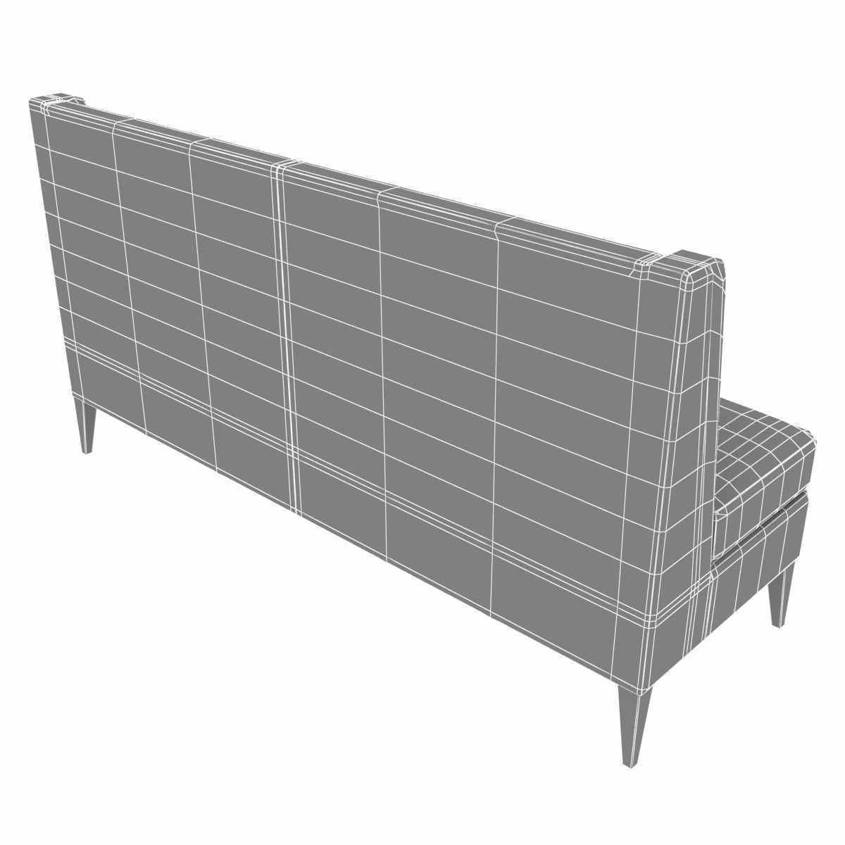 Sofa and chair company bespoke banquette 3d model 3D model_5