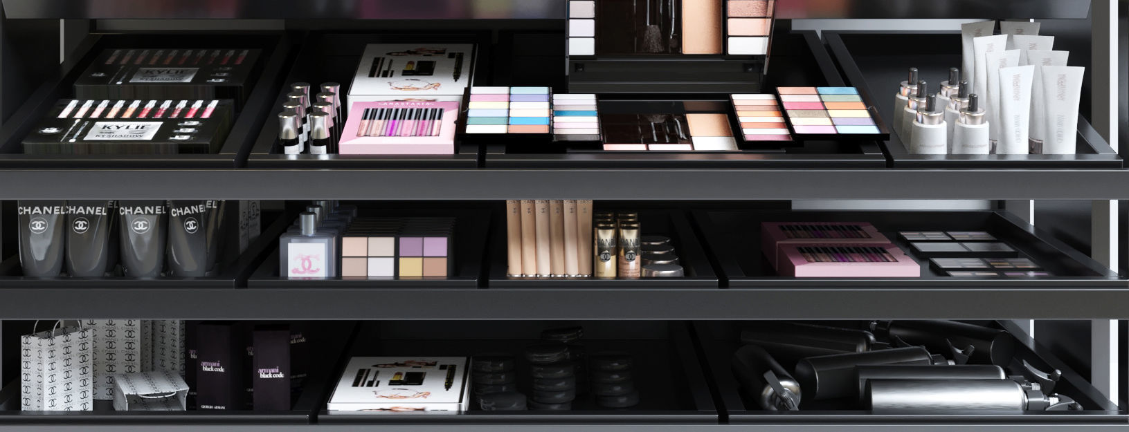 Showcase with cosmetics 3 3D model_4