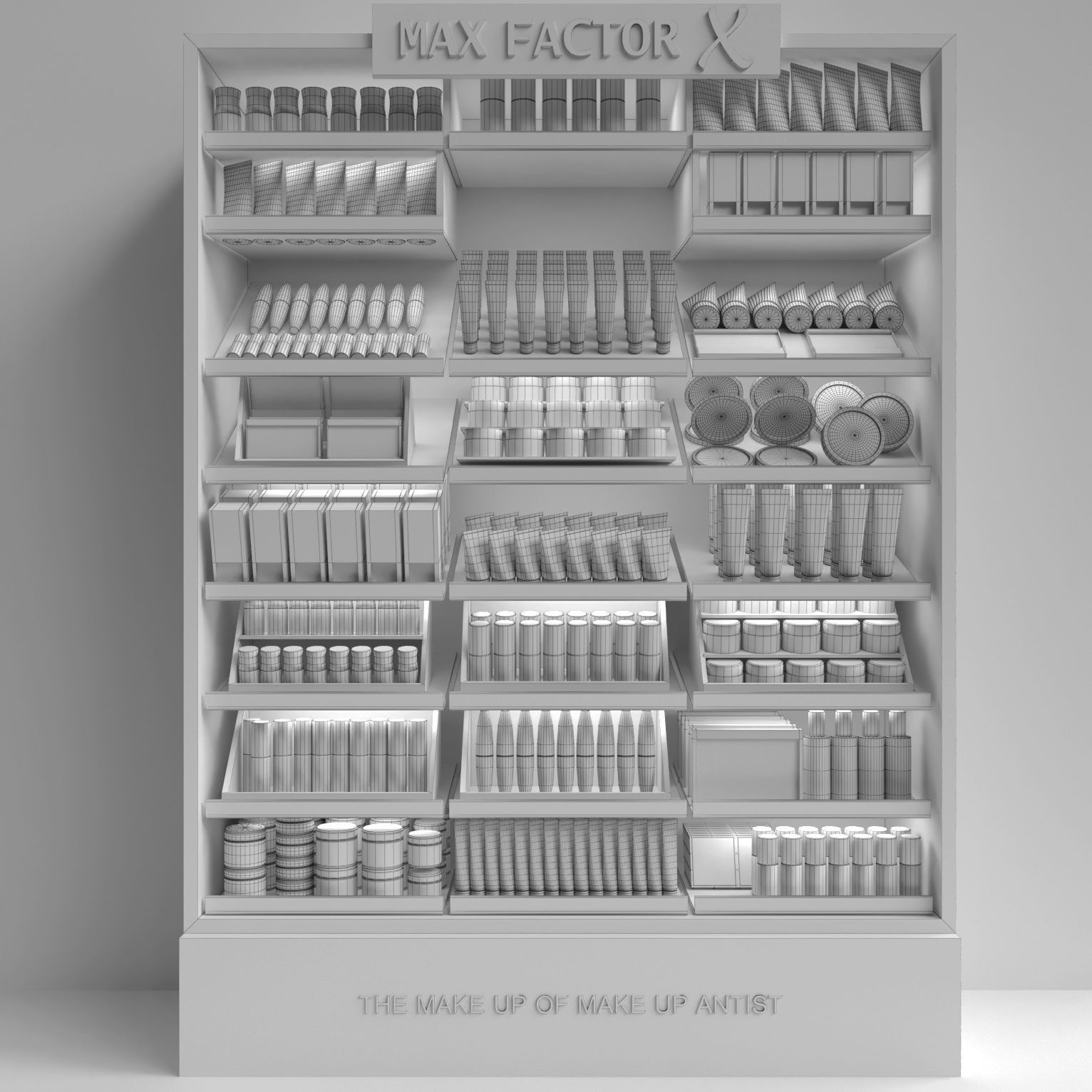 Cosmetic Set 5 Showcase 3D model_1