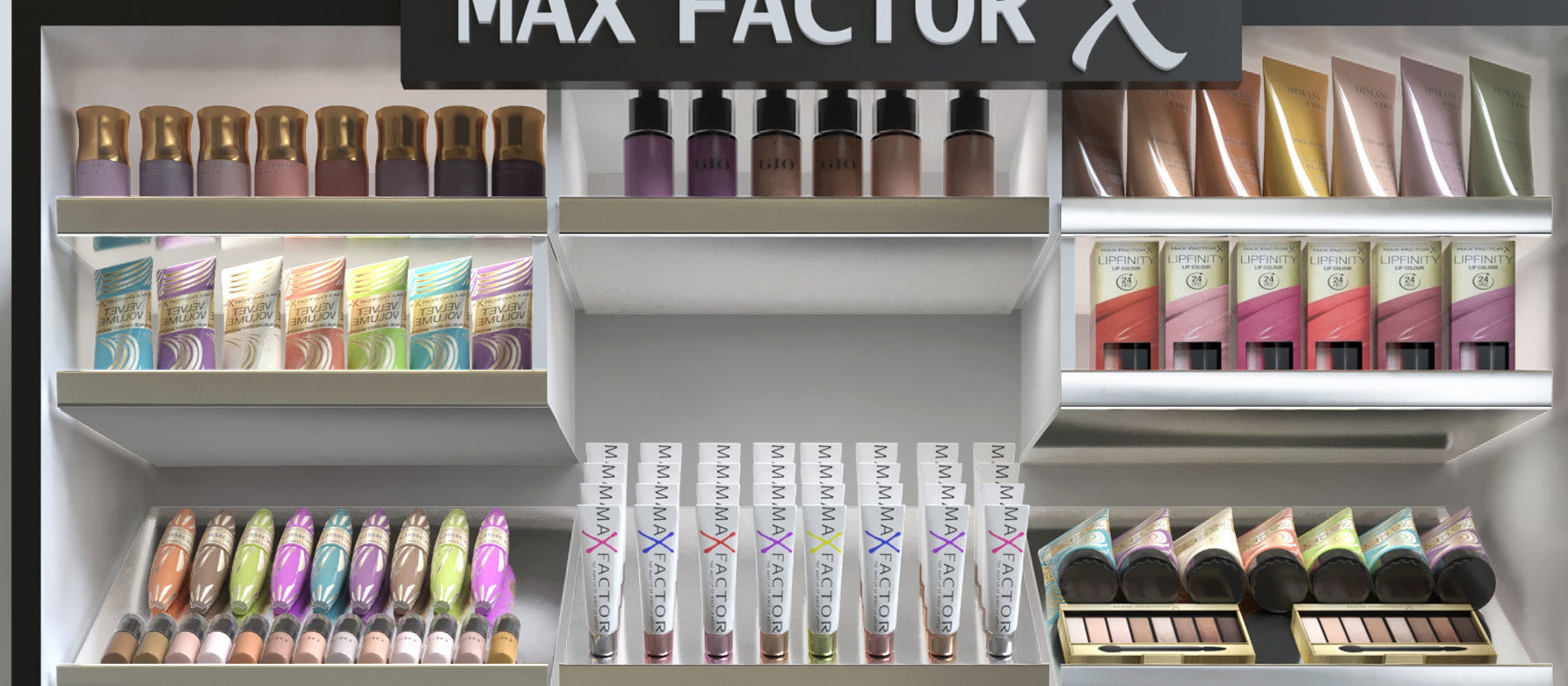 Cosmetic Set 5 Showcase 3D model_2